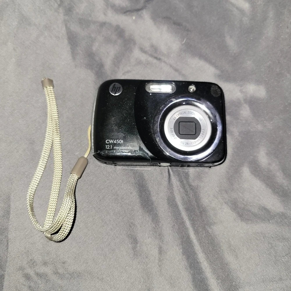 HP Photosmart CW450t Digital Camera 12.1MP Black 4x Zoom